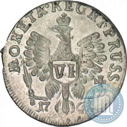 Picture 6 groszy 1761 year  