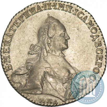 Picture 1 rouble 1764 year ММД-EI 