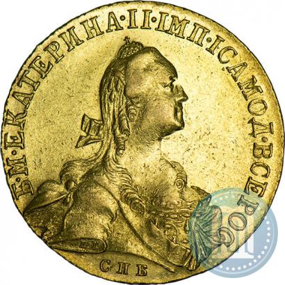 Picture 10 roubles 1766 year СПБ 