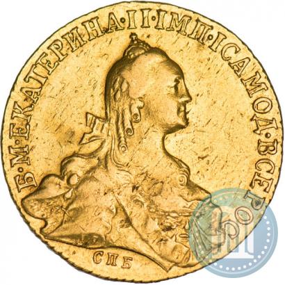 Picture 10 roubles 1768 year СПБ 