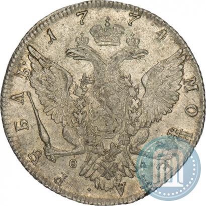 Picture 1 rouble 1774 year СПБ-ФЛ 
