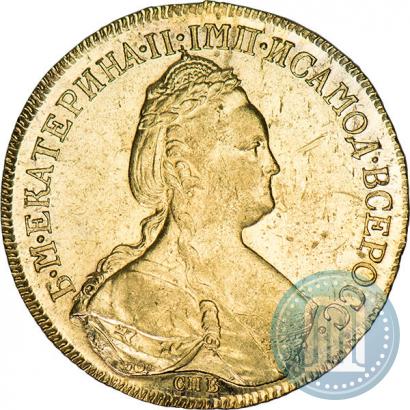 Picture 10 roubles 1783 year СПБ 