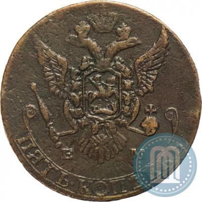 Picture 5 kopecks 1787 year ЕМ 