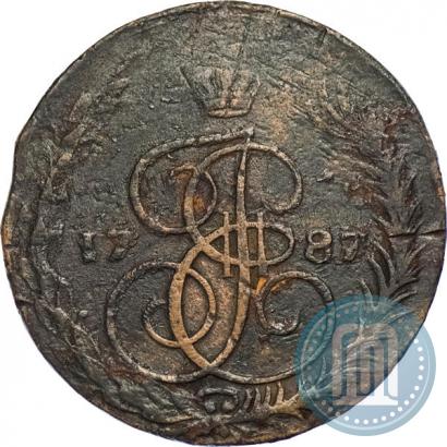 Picture 5 kopecks 1787 year ЕМ 