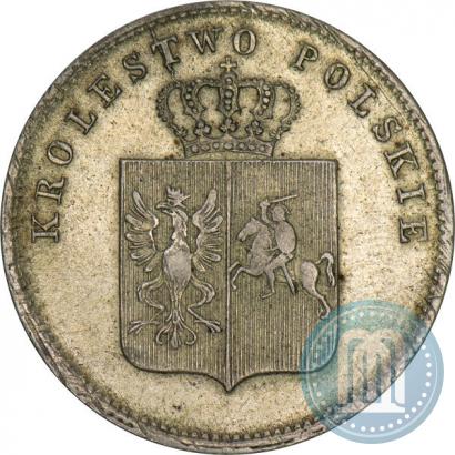 Picture 2 złote 1831 year KG "Polish uprising"