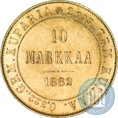 Picture 10 markkaa 1881 year S 