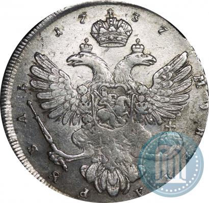 Picture 1 rouble 1737 year  "Moscow type"
