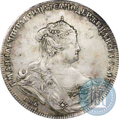 Picture 1 rouble 1738 year СПБ "Petersburg type"