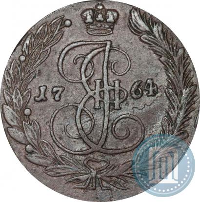 Фото 5 копеек 1764 года ЕМ 