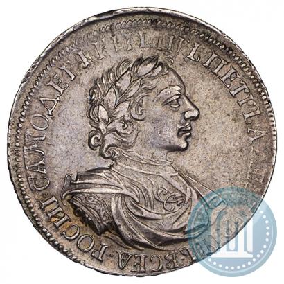 Picture 1 rouble 1719 year OK "Portrait in armour"