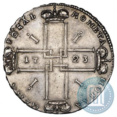 Picture 1 rouble 1723 year OK "Portrait with ermine mantle"