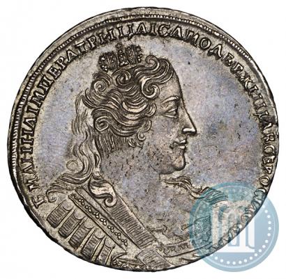 Фото 1 рубль 1733 года  