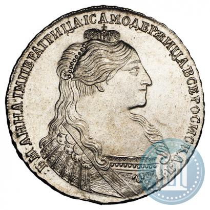 Фото 1 рубль 1735 года  