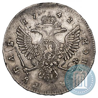 Picture 1 rouble 1742 year ММД 