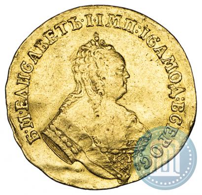Фото 1 червонец 1751 года  "Св. Андрей на реверсе"