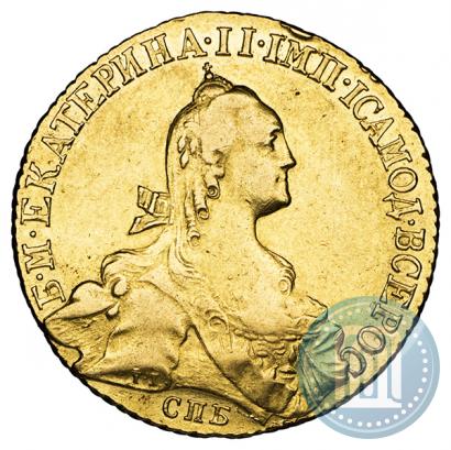 Picture 10 roubles 1769 year СПБ 