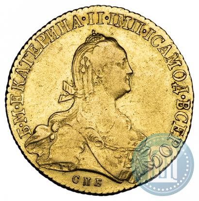 Фото 10 рублей 1775 года СПБ 