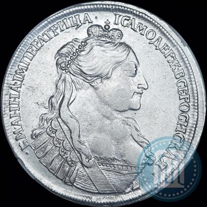 Фото 1 рубль 1734 года  "Тип 1735 года"