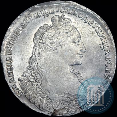 Фото 1 рубль 1737 года  "Тип 1735 года"