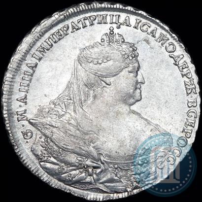 Фото 1 рубль 1737 года  "Работы Гедлингера"