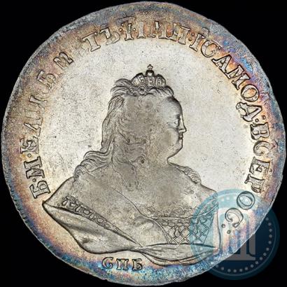 Фото 1 рубль 1742 года СПБ 