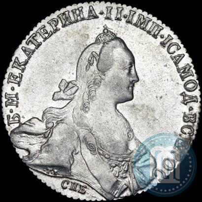 Picture 1 rouble 1771 year СПБ-АШ 