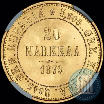Picture 20 markkaa 1879 year S 