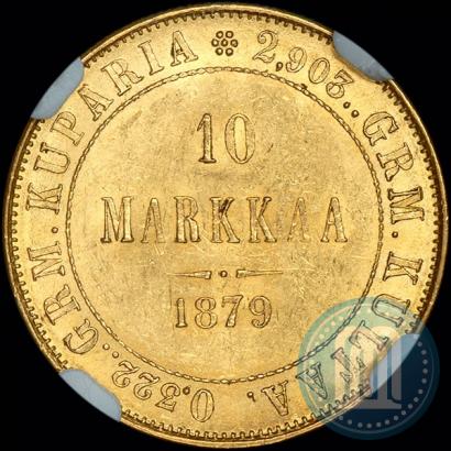 Picture 10 markkaa 1879 year S 