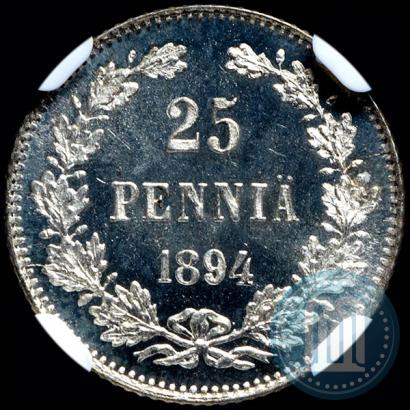 Picture 25 pennia 1894 year L 