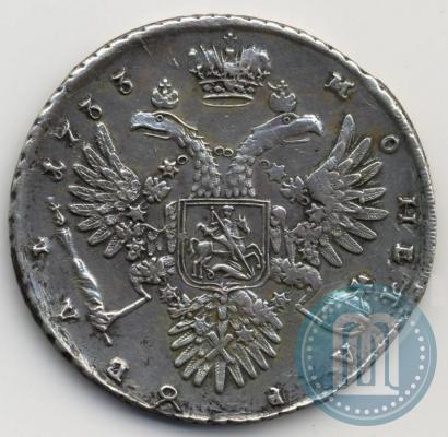 Фото 1 рубль 1733 года  
