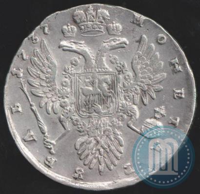 Фото 1 рубль 1737 года  "Тип 1735 года"