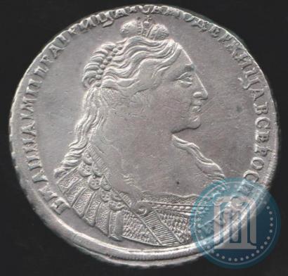 Фото 1 рубль 1737 года  "Тип 1735 года"
