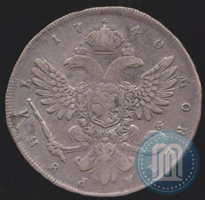 Picture 1 rouble 1740 year СПБ "Petersburg type"