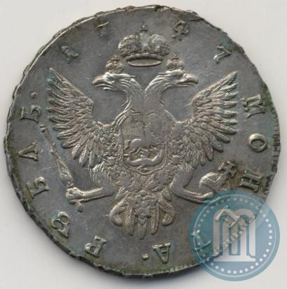 Picture 1 rouble 1747 year СПБ 