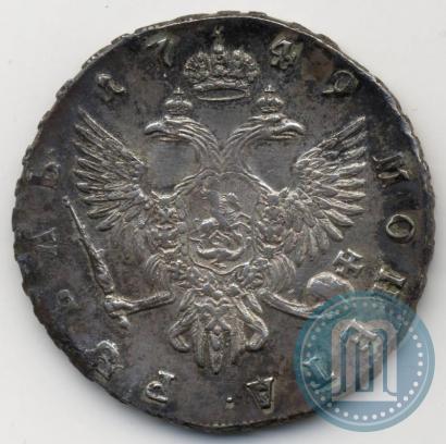 Picture 1 rouble 1749 year СПБ 
