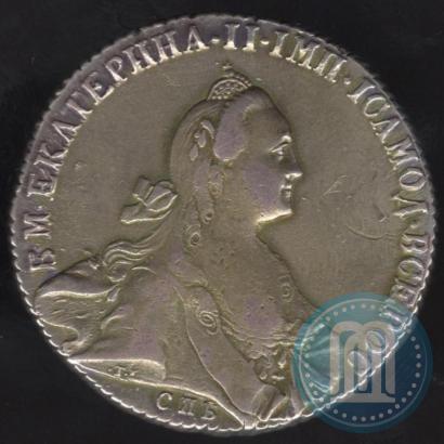Picture 1 rouble 1772 year СПБ-АШ 