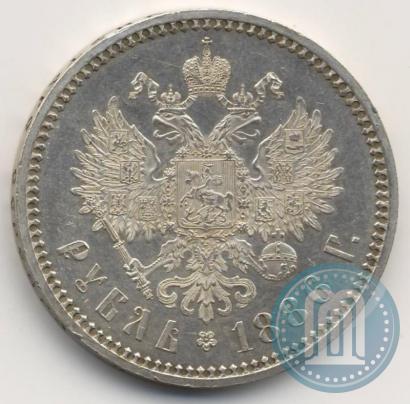 Фото 1 рубль 1886 года (АГ) 