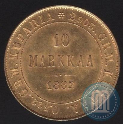 Picture 10 markkaa 1882 year S 