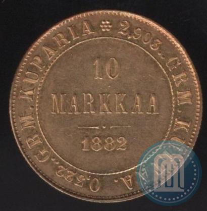 Picture 10 markkaa 1882 year S 