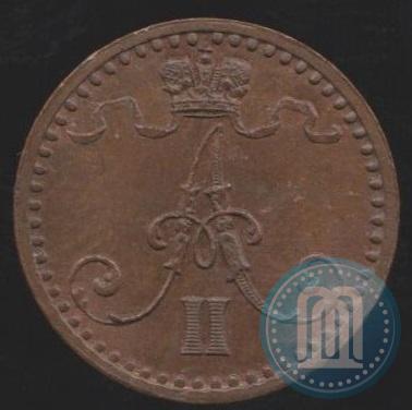 Picture 1 penni 1869 year  