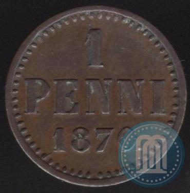 Picture 1 penni 1870 year  