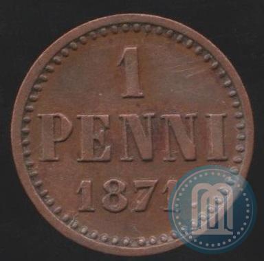 Picture 1 penni 1871 year  