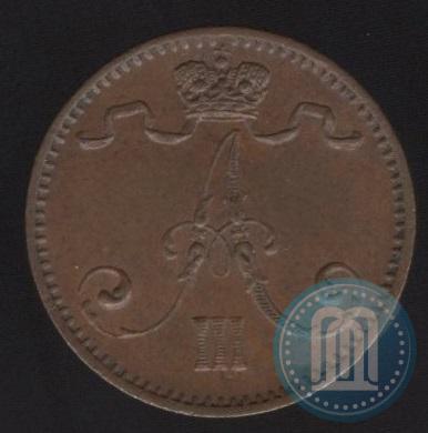 Фото 1 пенни 1882 года  