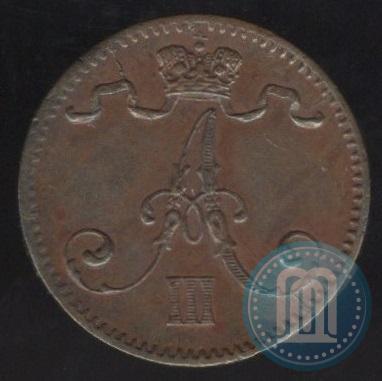 Фото 1 пенни 1884 года  