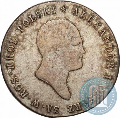 Фото 5 злотых 1818 года IB 
