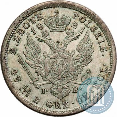 Picture 2 złote 1821 year IB 