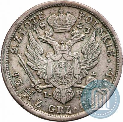 Picture 2 złote 1823 year IB 