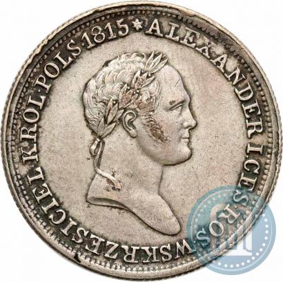 Фото 2 злотых 1830 года FH 