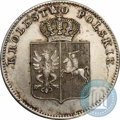 Фото 2 злотых 1831 года KG "Польское восстание"