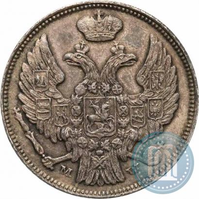 Picture 15 kopecks - 1 złoty 1840 year MW 